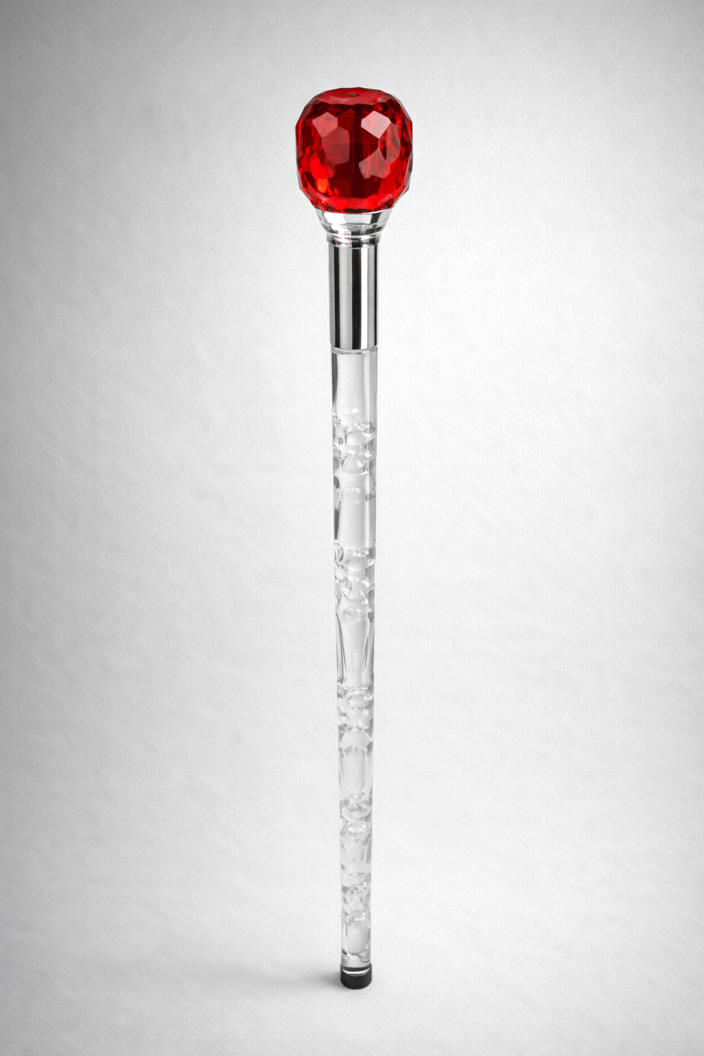 Round Handle Acrylic Walking Stick & Cane – 5 Colors, 30"–39"