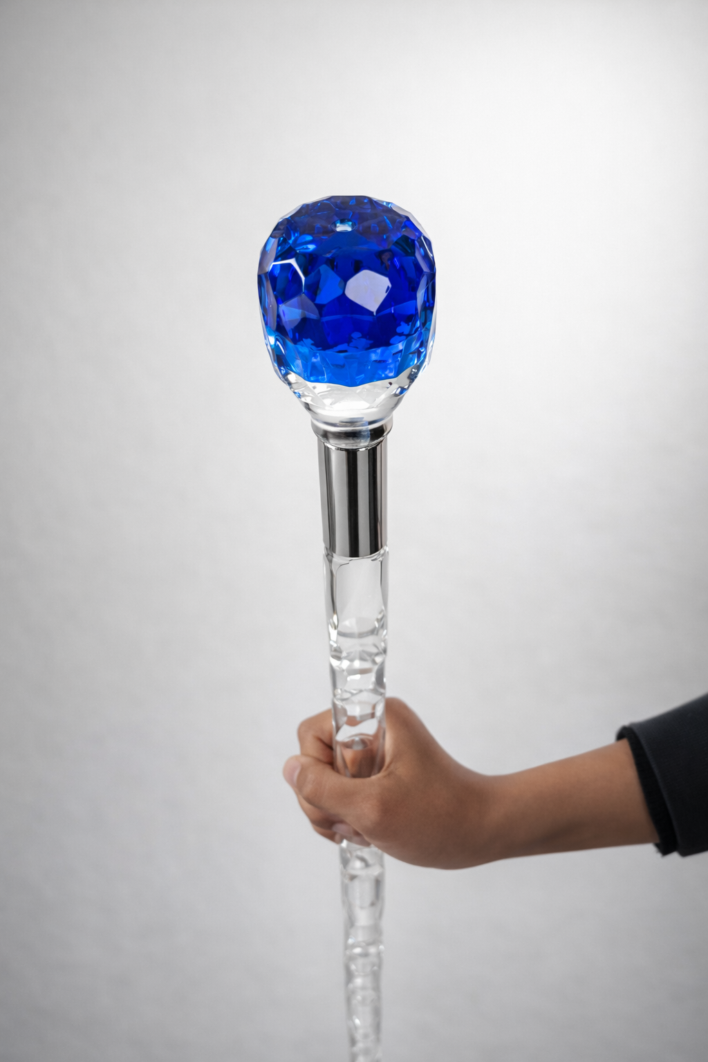 Round Handle Acrylic Walking Stick & Cane – 5 Colors, 30"–39"