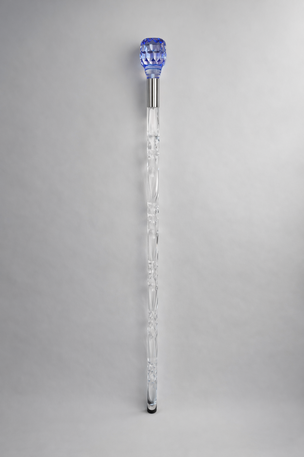 Round Handle Acrylic Walking Stick & Cane – 5 Colors, 30"–39"