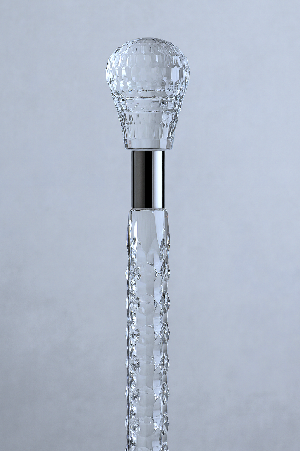 Round Handle Acrylic Walking Stick & Cane – 5 Colors, 30"–39"