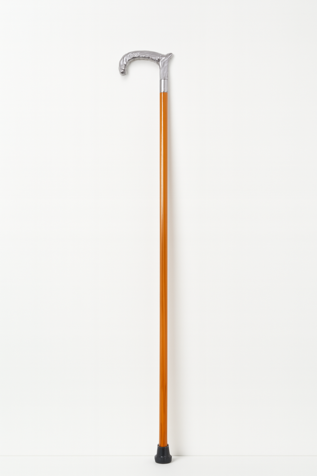 Wood Walking Stick with Metal Handle – Handmade Luxury Cane, Detachable hendel Travel Design