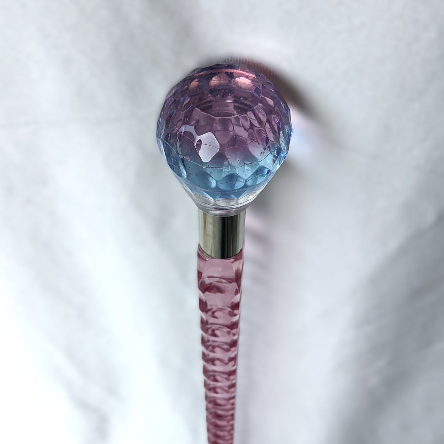 Round Handle Acrylic Walking Stick & Cane – 5 Colors, 30"–39"