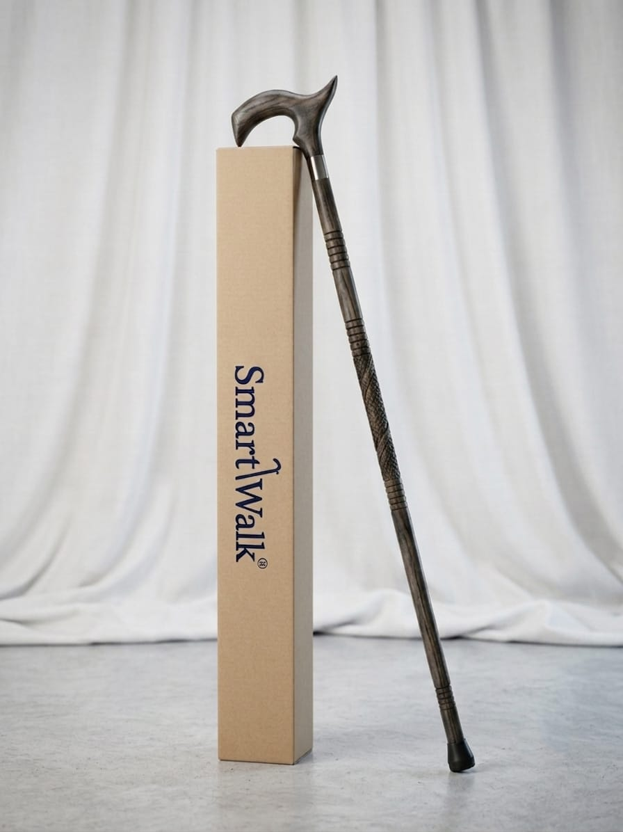 Premium Wood Walking Stick Lightweight Wooden Walking Stick for Men & Women