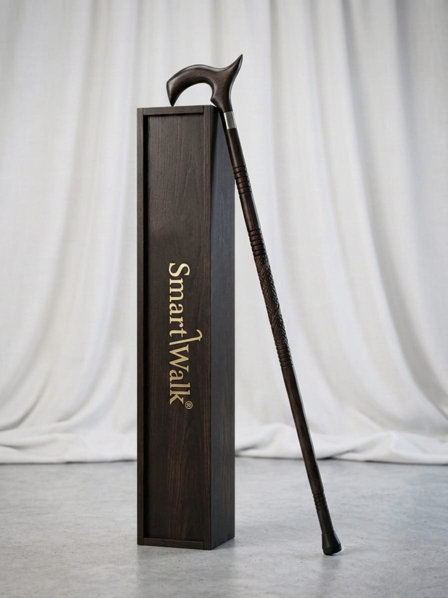 Premium Wood Walking Stick Lightweight Wooden Walking Stick for Men & Women