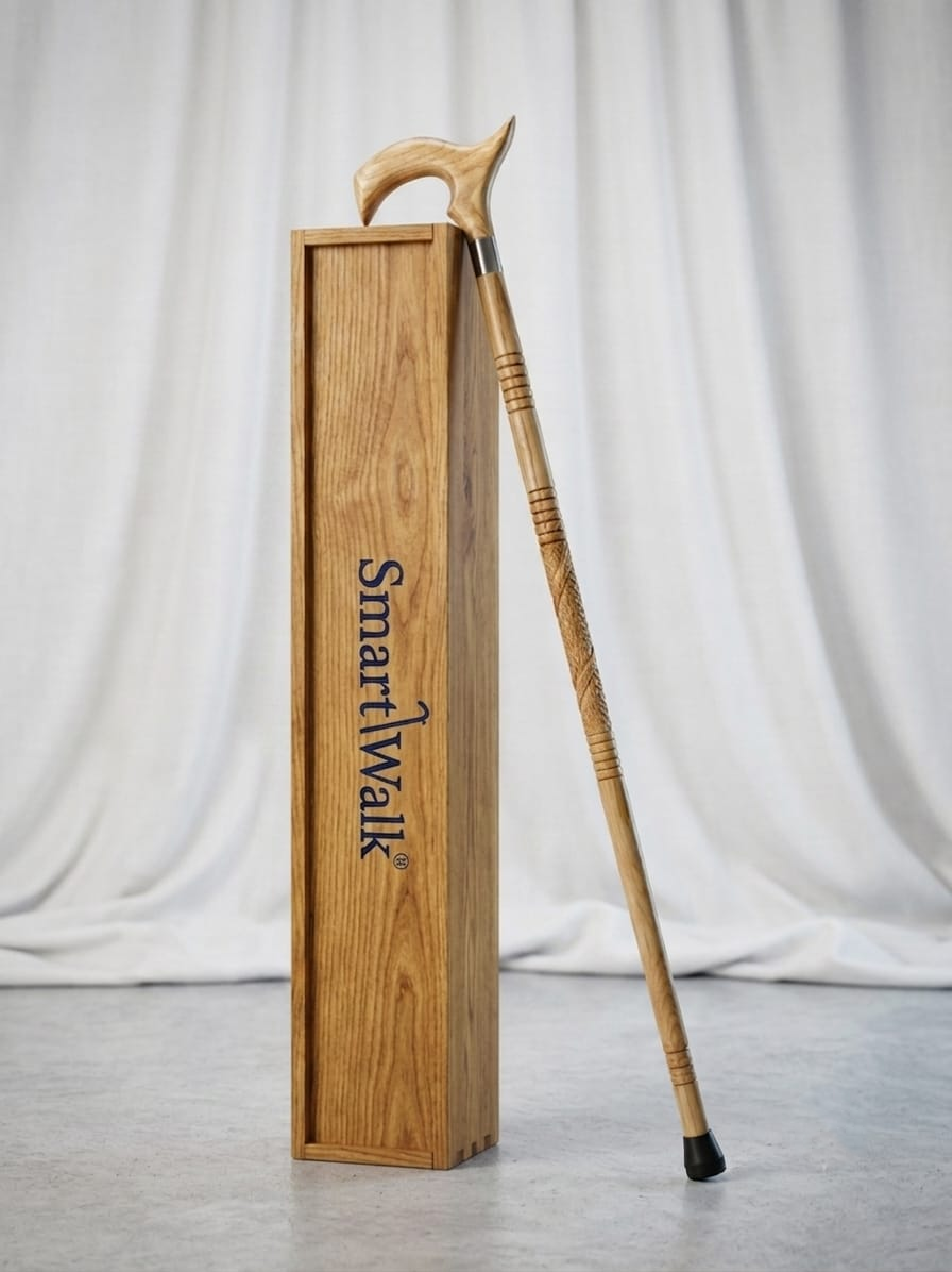 Premium Wood Walking Stick Lightweight Wooden Walking Stick for Men & Women