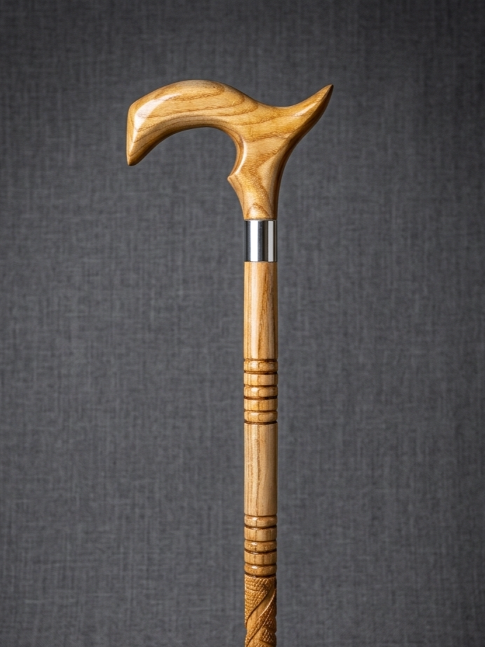 Premium Wood Walking Stick Lightweight Wooden Walking Stick for Men & Women