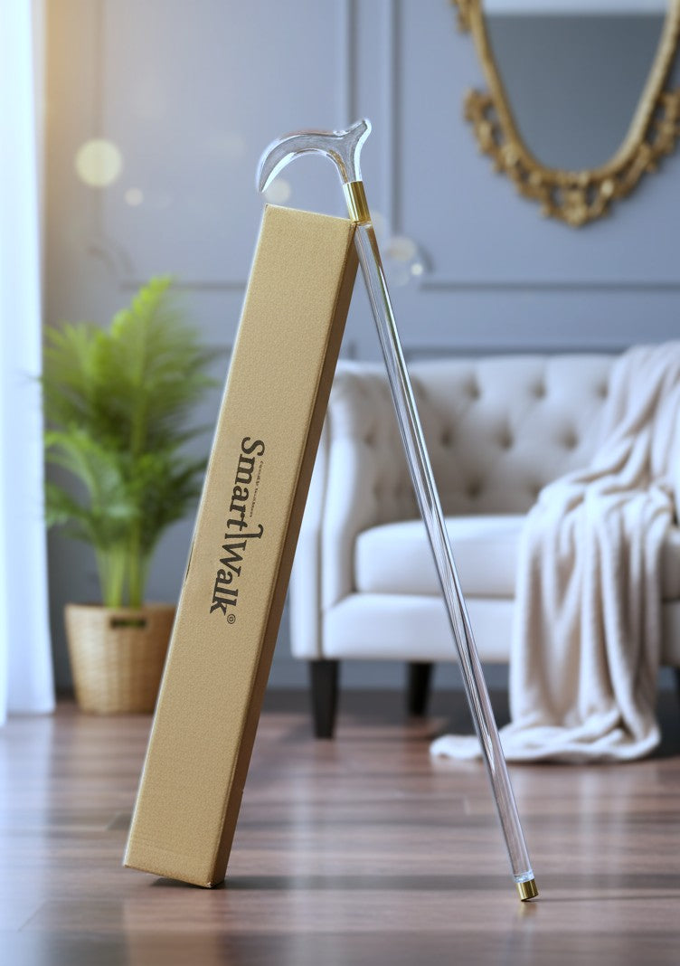 Invisible Walking Cane | Custom Height | Clear Walking Stick