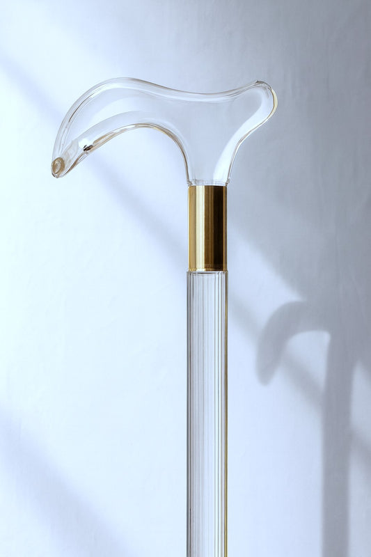 Invisible Walking Cane | Custom Height | Clear Walking Stick