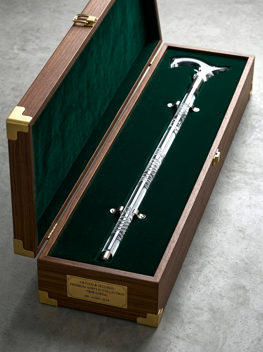 Acrylic Crystal Walking Stick – Luxury Personalized Walking Cane by Smart Walk