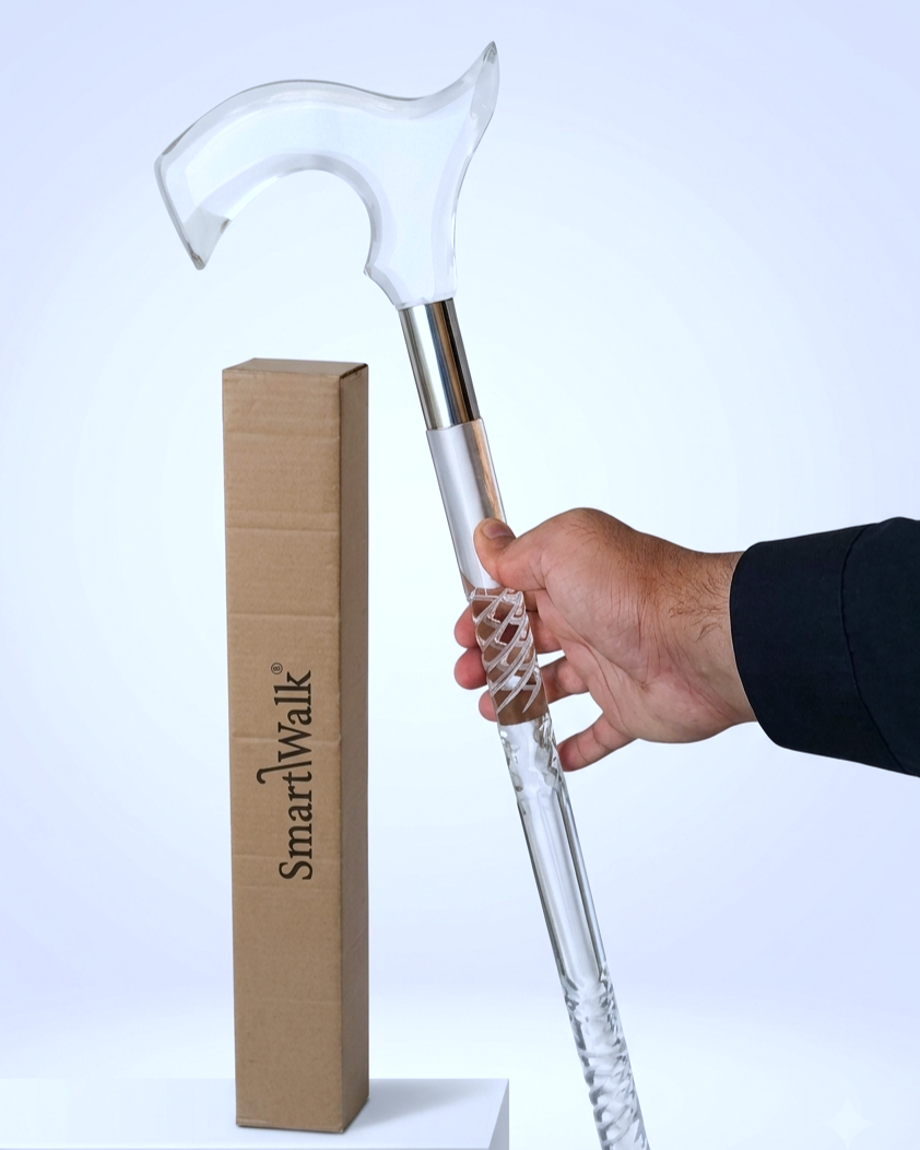 Acrylic Crystal Walking Stick – Luxury Personalized Walking Cane by Smart Walk