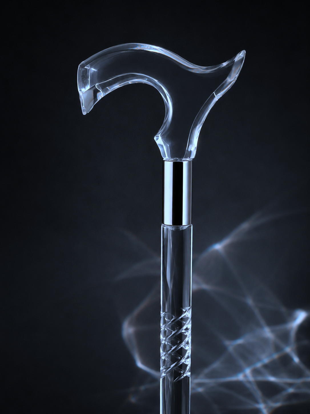 Acrylic Crystal Walking Stick – Luxury Personalized Walking Cane by Smart Walk