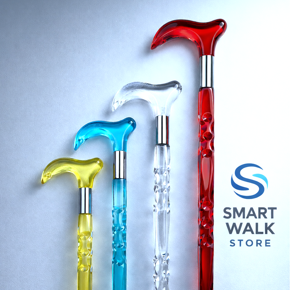 Transparent Acrylic Walking Stick & Cane