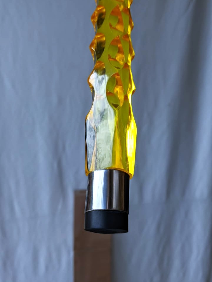 Golden Acrylic Walking Stick & Cane