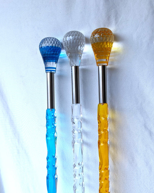 Noor-e-Khutba™ Premium Transparent Acrylic Imam Stick – 5ft Crystal Khutba Cane for Masjid, Jummah & Islamic Sermons | Durable & Elegant Design for Imams & Scholars