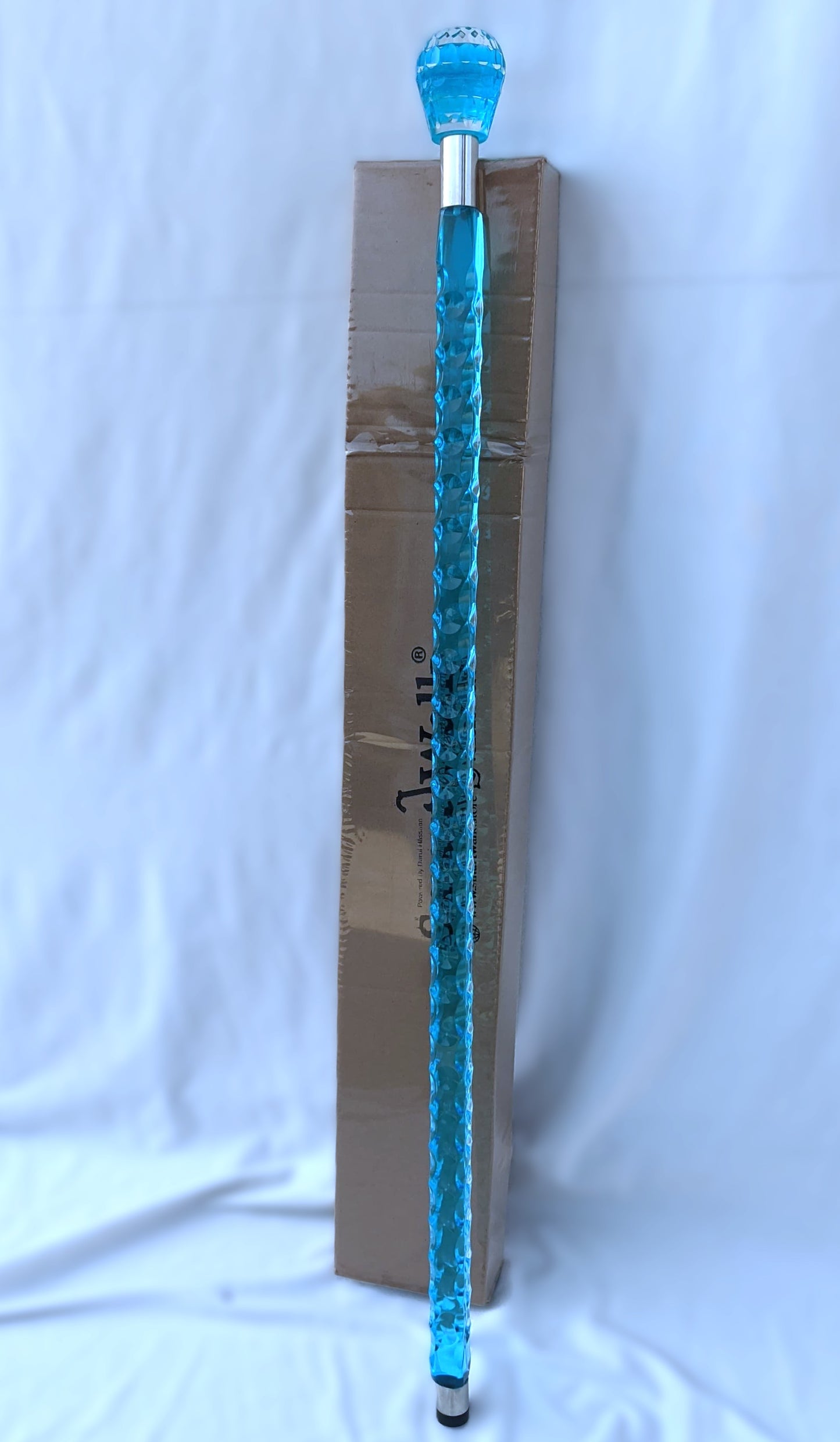Round Handle Acrylic Walking Stick & Cane – 5 Colors, 30"–39"