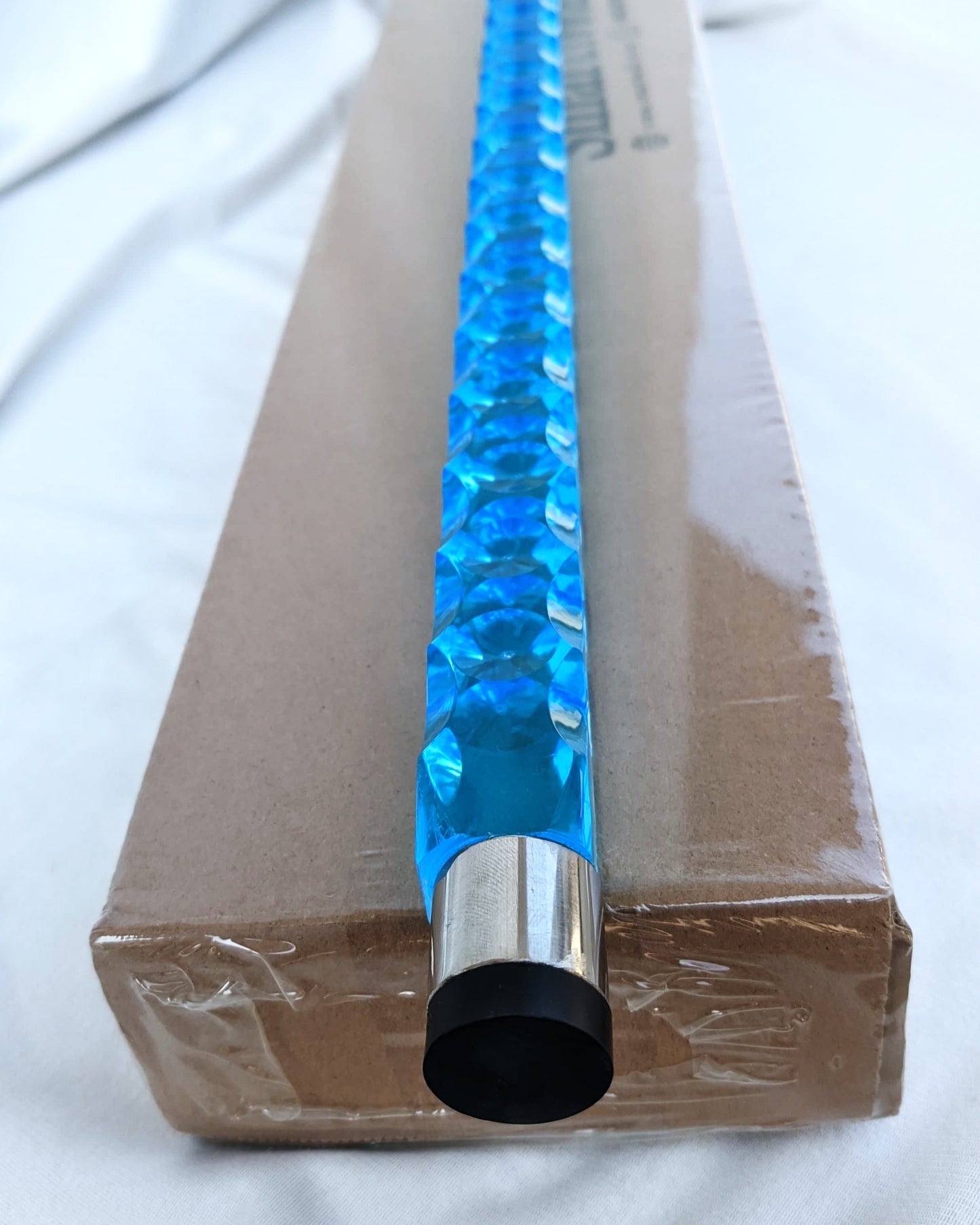 Round Handle Acrylic Walking Stick & Cane – 5 Colors, 30"–39"