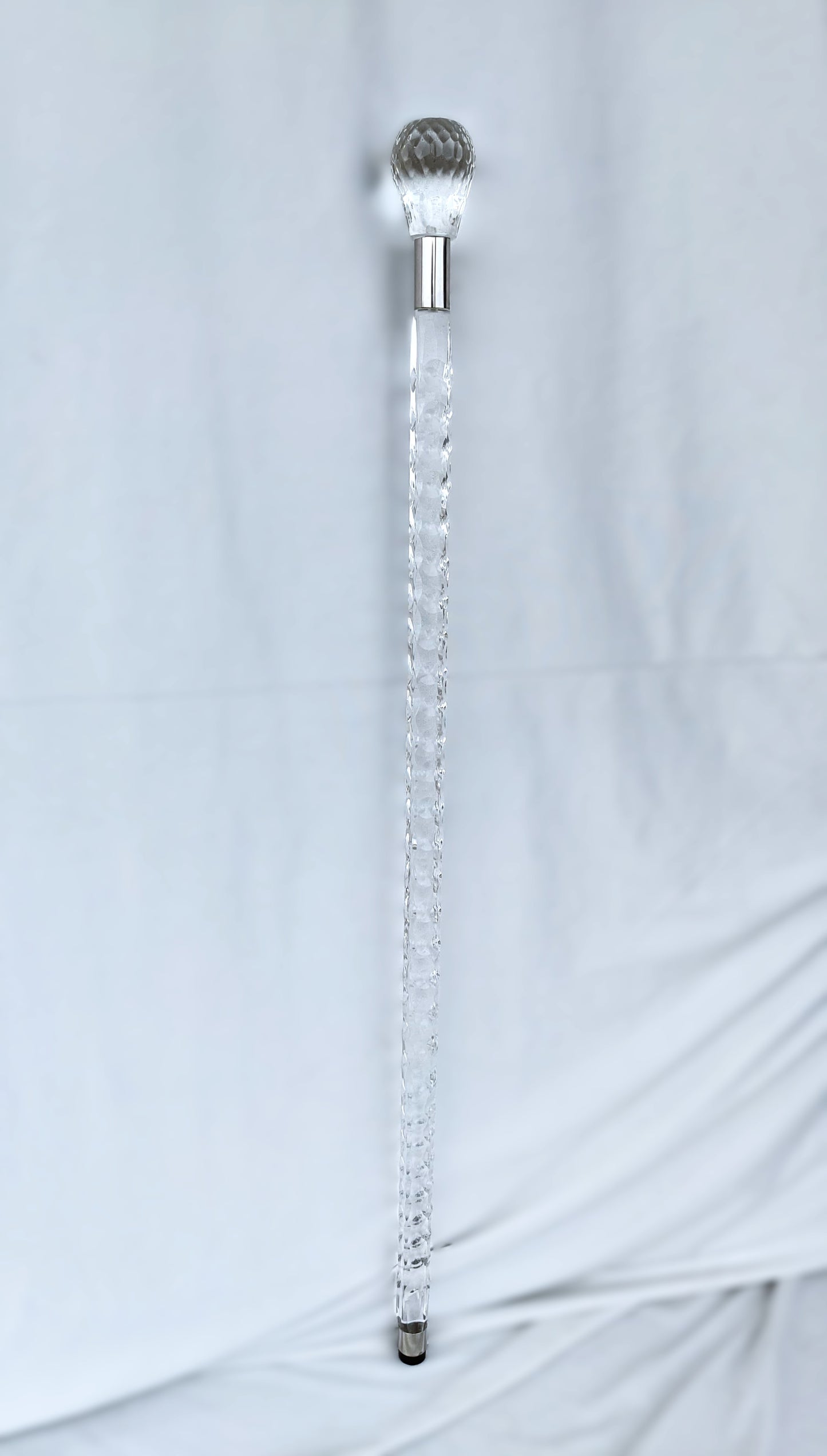 Round Handle Acrylic Walking Stick & Cane – 5 Colors, 30"–39"